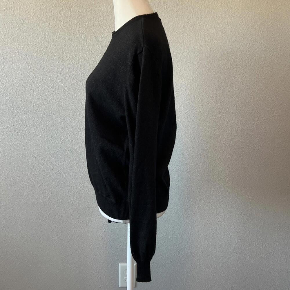 Sparrow Crewneck Metallic Sweater Black Size Large - Picture 5 of 7